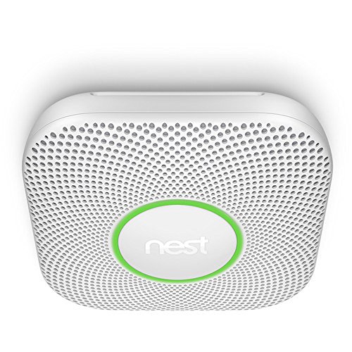 Nest S3003LWES Protect Wired Smoke and Carbon Monoxide Alarm White 2nd Generation Bundle with