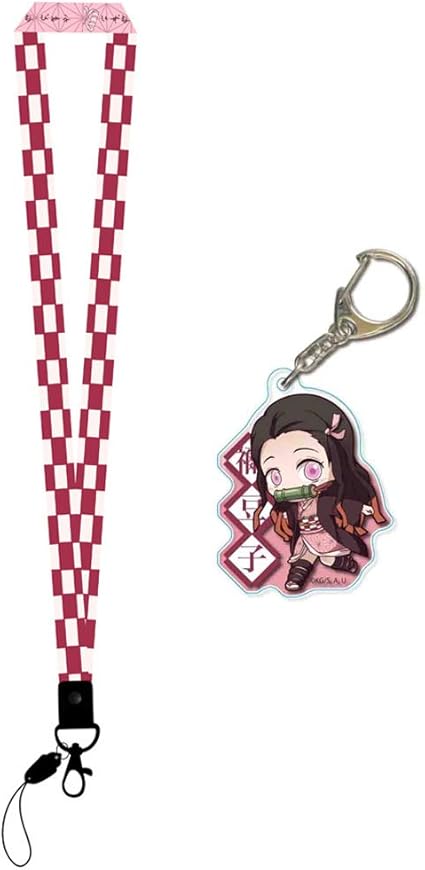 Amazon Neecole 鬼滅の刃 ネックストラップ ねずこ 鬼滅グッズ スマホ キーホルダー付 紛失 落下防止 首掛け ストラップ きめつの刃 社員証 携帯 Idカード Usbメモリ 可愛い 携帯ストラップ首かけ 45cm ストラップ マスコット 通販