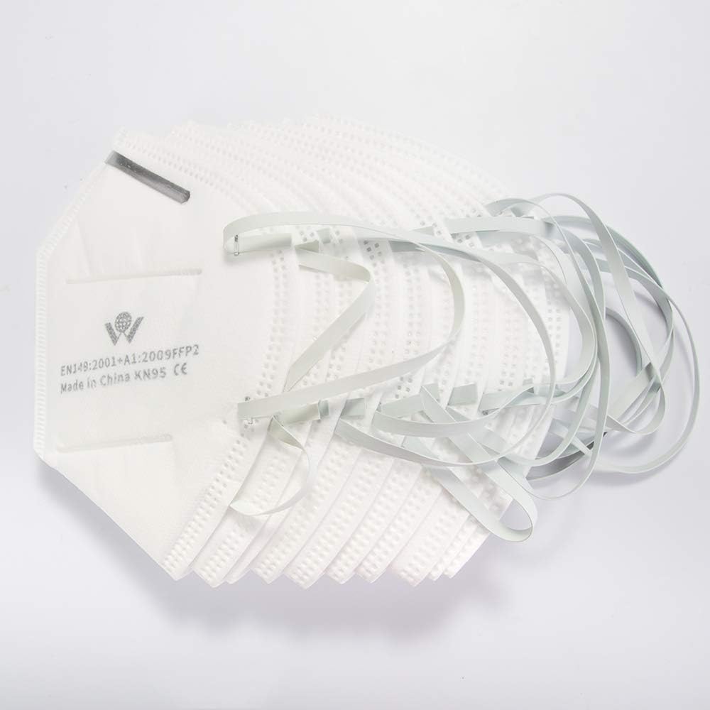 Neflyon 5-PLY 10PCS with CE Certification Standards-99% Dust Bacteria Ffp2/KN-95 𝐌𝐀𝐒𝐊 for Kids Man and Women