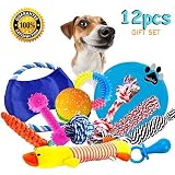 BUIBIIU Dog Rope Toys Dog Teething Toys Best Chew Toys for Teething Puppy 12 pcs Gift Set