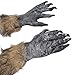 Werewolf Hands Claws Gloves Adult Men Women Party Creepy Wolf Costume Dress Scary Decorations Brown