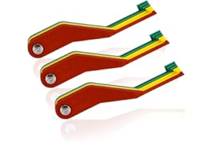 DITKOK 3 Pack 9-Piece Brake Pad Thickness Gauge Set, Measure Tool for Quick Pad Wear Assessment, Compatible With Most Cars, Easy to Read Color Coded - 2mm to 12mm