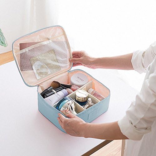 huici Travel Cosmetic Bag Toiletry Organizer Floral Makeup Pouch-Perfect for Your Cheerful Travel