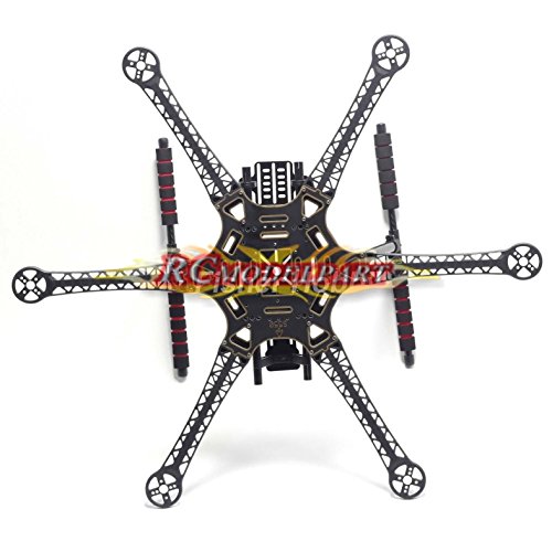 Hobbypower S550 F550 Upgrade Hexacopter Fuselage Frame Kit PCB with Carbon Fiber Landing Gear