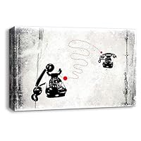 Canvas Wall Art Creative Graffiti Canvas Prints Home Artwork Decoration for Living Room Bedroom - 12x18 inches