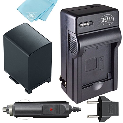 BM BP-828 Battery and Charger for Canon VIXIA HF G50 HF G60 HF G70 XA40 XA45 XA50 XA55 XA60 XA65 XA70 XA75 GX10 HF G20 HF G21 HFG30 HFG40 HFM40 HFM41 HFM400 HFS200 XA10 XA11 XA15 XA20 XA25 XF400 XF405