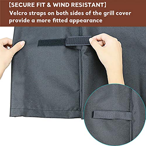 Uniflasy Patio Grill Cover for Camp Chef Pellet Grills DLX 24" SmokePro