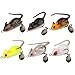Goture Soft Rubber Mouse Fishing Lures Baits Top Water Tackle Hooks Bass Bait(6 Pieces with Plastic Box)