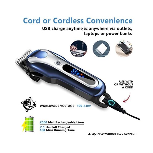 Hair-Clippers-Set-for-Men-LONOVE-Mens-Hair-Clippers-Cordless-Professional-Barber-Hair-Trimmer-for-Hair-Cutting-Electric-Buzzer-Haircut-Machine-Beard-Shaver-with-Guard Hair Clippers Set for Men - LONOVE Mens Hair Clippers Cordless Professional Barber Hair Trimmer for Hair Cutting…