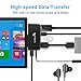 Surkit Surface Go USB C Hub HDMI Docking Station, 4K HDMI, USB 3.0 x 2, USB Type C x 1(Data), USB Type C x 1(PD Charge), Audio Output(Headset). Portable Accessories for Surface Go