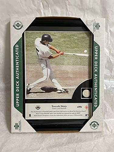 Amazon Co Jp 元プロ野球選手 新庄剛志 サイン盾 メジャー時代 使用済みボール片付き ホビー 通販
