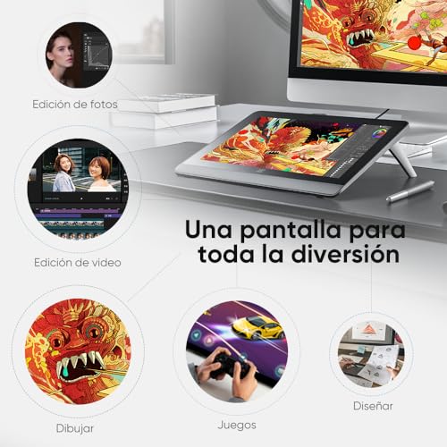 XPPEN Artist Pro14 Gen2 Graphic Tablet with Pen Display 16K Pressure Levels, Digital Drawing Tablet 14 Inches with Wireless Keyboard, Compatible with Windows, Mac, Android, Chrome, Linux