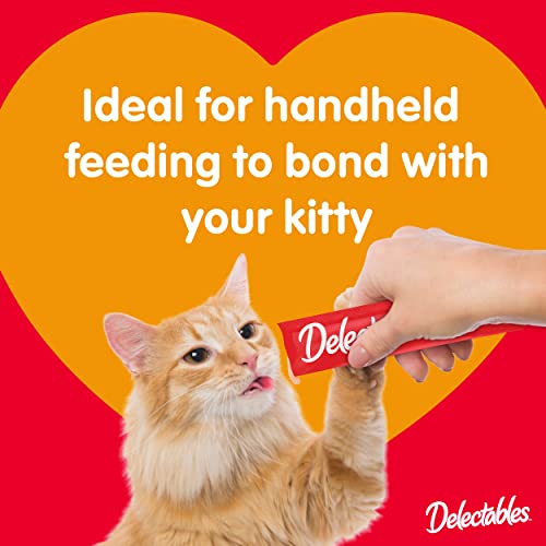 Hartz Delectables Squeeze Up Interactive Lickable Wet Cat Treats for