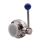 DERNORD Sanitary Butterfly Valve with Pull Handle