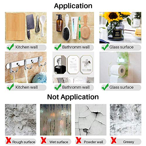 image for Feeke Washable Adhesive Transparent Tape Nano Tape,Grip Tape,Reusable 