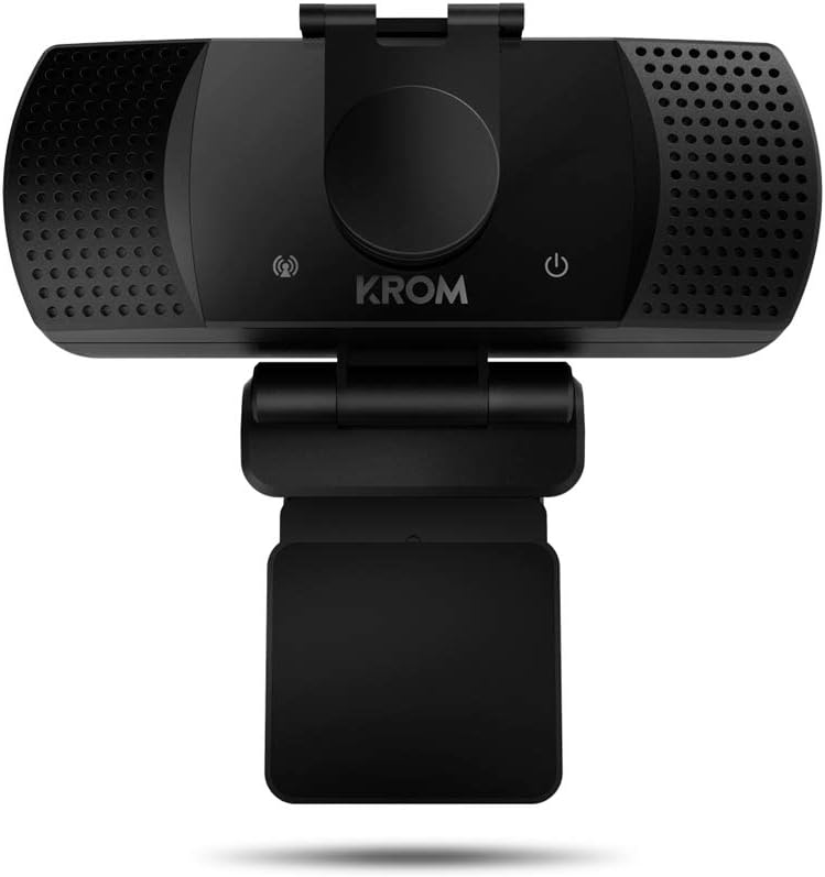 KROM Kam Webcam -NXKROMKAM- Designed for Gaming - Webcam 1080p, 30fps, Built-in Microphone, Tripod Included, USB, Black - Image 4