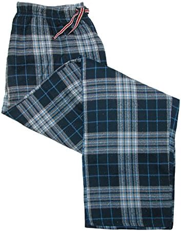 Ten West Apparel Men's Flannel Pajama Pants (Pack of 2), Xlarge, Blue
