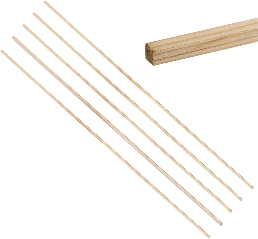 5 x Richard Burbidge Decorative Wood Stripwood - Pine - 900 x 8 x 8mm