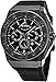 TW Steel CEO Diver Stainless Steel Power Reserve Automatic Watch - Black Dial Day Date Month 24-hour TW Steel Watch Mens - Black Rubber Band 44mm Chronograph Dive Watch CE5000