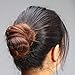 OneDor® Ladies Synthetic Wavy Curly or Messy Dish Hair Bun Extension Hairpiece Scrunchie Chignon Tray Ponytail (4#-Dark Brown)
