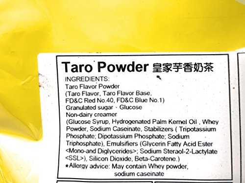 image for Qbubble Tea Taro Powder, 2.2 Pound & WuFuYuan - Tapioca Pearl (Black) 