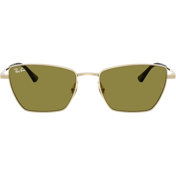 Amazon.com: Ray-Ban RB8094 Jim Titanium Sunglasses, Gold/Green, 53
