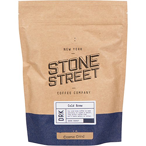 Click Here to See More Images Stone Street Coffee Cold Brew Reserve Colombian Single Origin Coarsely Ground Coffee - 1 lb. Bag - Dark Roast