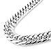 Mens Stainless Steel Silver Tone 7-40 inch 16MM Curb Link Chain Necklace Bracelet
