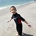 REALON Kids Wetsuit for Toddler Girls Boys and Youth,3mm Neoprene Swimsuits Children Wet Suits 2mm Shorty/Full Long Sleeve Back Zip in Cold Water Warmth for Swimming Diving Jet Skiing Surfing