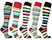 socks n socks-Women 5-Pairs Luxury Cotton Colorful Cool Fun Knee high Socks