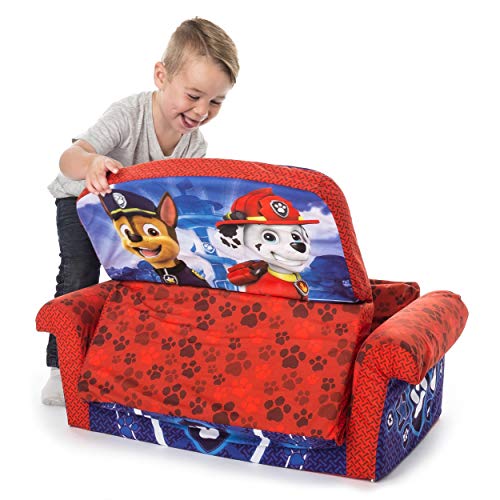 Marshmallow Furniture, Children's 2-in-1 Flip Open Foam Sofa, Paw Patrol, by Spin Master