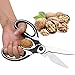 Homga Utility Kitchen Scissors, Multipurpose Stainless Steel Heavy Duty Sharp Shear Scissors (black)