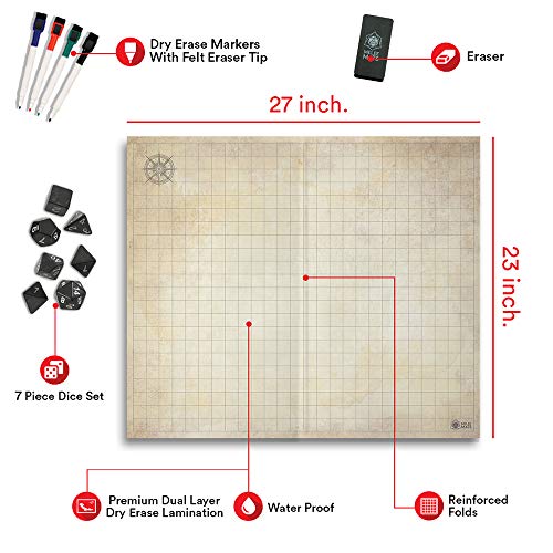 The Original Battle Grid Game Board 23x27 Dungeons and Dragons Set