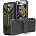 Encased Galaxy S5 Pantera Series Shockproof Case with Built-in Screen Protection & Belt Clip Holster (Green Camo)