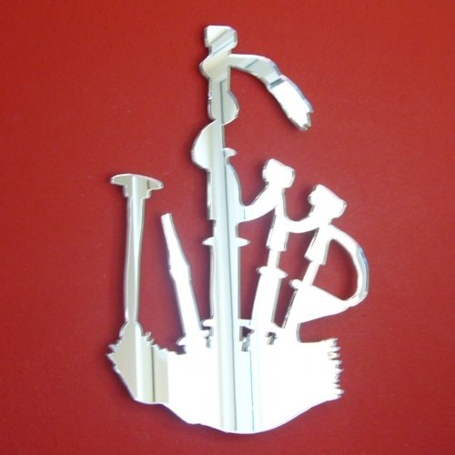 Super Cool Creations Bagpipes Mirror - 45cm x 33cm