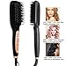 Hair Scalp Massage Comb Bristle Hairbrush Wet Curly Detangle Hair Brush for Salon Hairdressing Styling Tools #Red