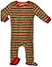 Leveret Boys Girls Footed Fleece Christmas Children Pajama (Size 6M-5 Years)