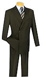 VINCI Wool Feel 6 Button Double Breasted Solid