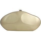 DEBIMY Trendy Ladies Faux Leather Crossbody Bag Irregular Shell Purse PU Leather Women's Evening Handbag for Party Casual