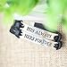 His And Her Bracelets Leather For Couples , Couples Jewelry For Him And Her Bracelet Sets , Custom Couples Bracelets For Boyfriend And Girlfriend (Black)