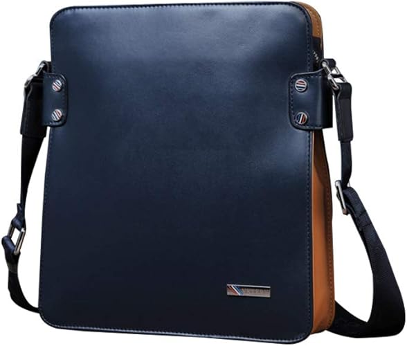 Amazon Whatnaショルダーバッグ メンズ メッセンジャーバッグ 縦型 小さめ ビジネスバッグ 9 7インチipad収納可 本 革通勤 通学 斜めがけバッグ オシャレ な シンプル な 実用 自転車 かばん男性用 ブルー 黒 166 ショルダーバッグ Amazon Whatnaショルダーバッグ メンズ メッセンジャーバッグ 縦型 小さめ ビジネスバッグ 9 7インチipad収納可 本 革通勤 通学 斜めがけバッグ オシャレ な シンプル な 実用 自転車 かばん男性用 ブルー 黒 166 ショルダーバッグ