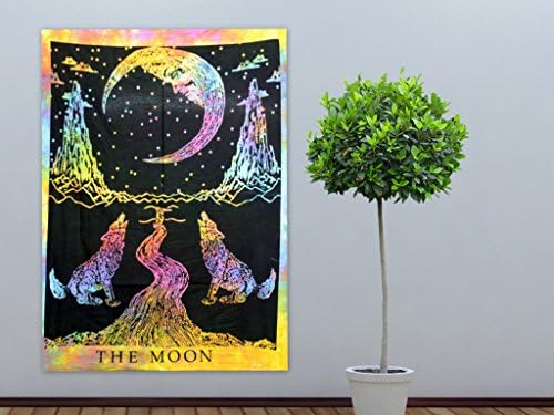 Worldwideretailers Indian Wall Decor Hippie Tapestries Bohemian Mandala Tapestry Wall Hanging Throw Multi The Moon Wall Tapestry