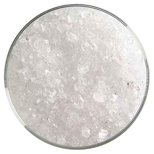 Crystal Clear Transparent Coarse Fusible Glass Frit - 4oz - 90COE - Made From Bullseye Glass
