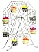 Ferris Wheel Cupcake Stand - Rotating Dessert Holder Station Tower - Spinning Cupcake Tray