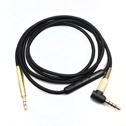 Kopfhörer Kabel –, versilberte Kupferleiter, versilbert Kabel mit Mikrofon Fernbedienung für Sony, BeoPlay, Audio Technica, D