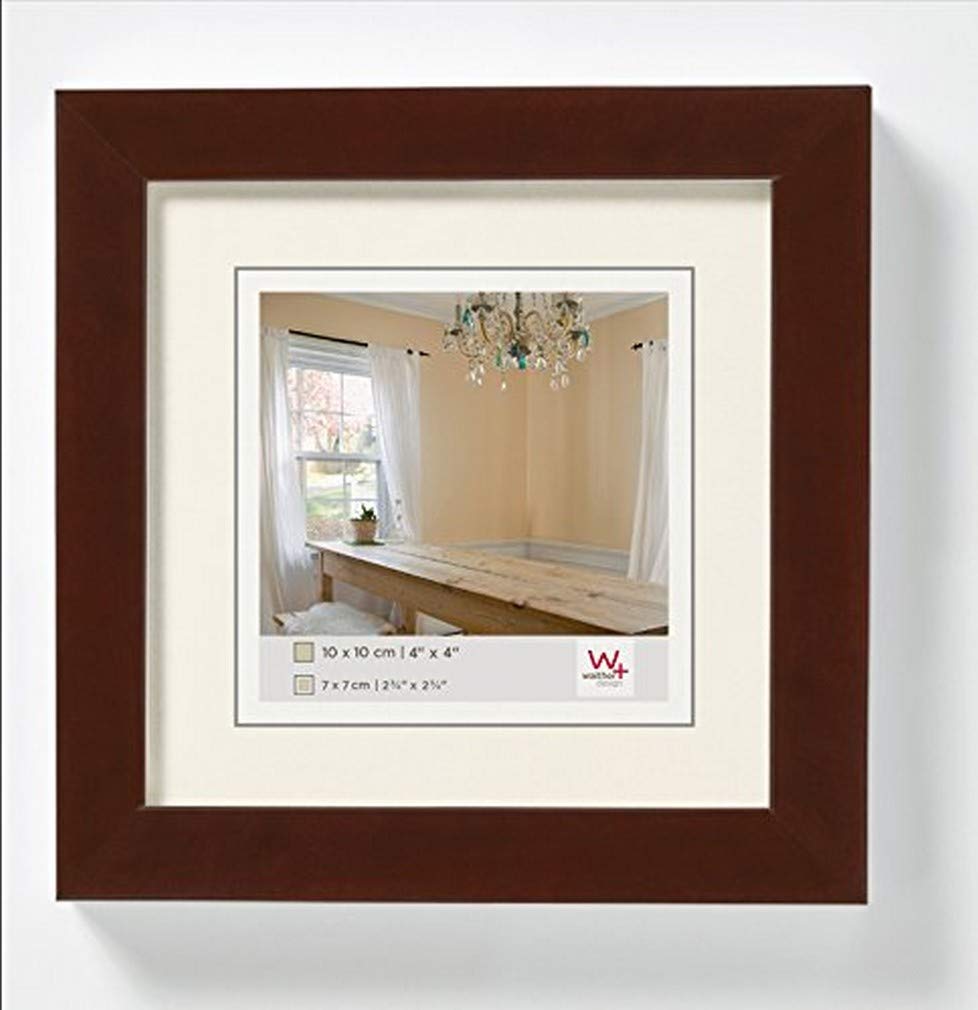 walther Design Picture Frame Walnut 10 x 10 cm Peppers Wooden Frame BP010N