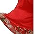 Teamoluna Women's Vogue Off-The-Shoulder Plum Blossom Chiffon Dress Red One Size