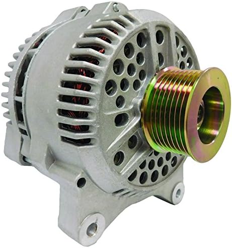 New High Output 8-Goorve Pulley 200 AMP Alternator Replacement For Ford Mercury Lincoln Cars Trucks Vans F E SEries V8 4.6L 5.4L V10 6.8L 1995-2006 F6AU-AA, F6AU-AB, F6PU-BA, F6ZU-AA, GL-351, GL-485