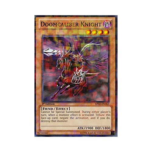 Yu-Gi-Oh! - Doomcaliber Knight (BP02-EN062) - Battle Pack 2: War of the Giants - 1st Edition - Mosaic Rare