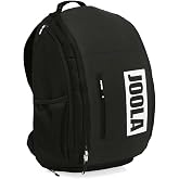 JOOLA Vision II Pickleball Backpack - Laptop Sleeve, Paddle &amp; Gear Storage, Ventilated Shoe Compartment, Accessory Pockets, Side Mesh Bottle Holder &amp; Fence Hook - Choose Black or Gray